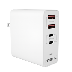 100W Fast Charging USB-C PD Wall Charger(Bonus: EU plug & UK plug)