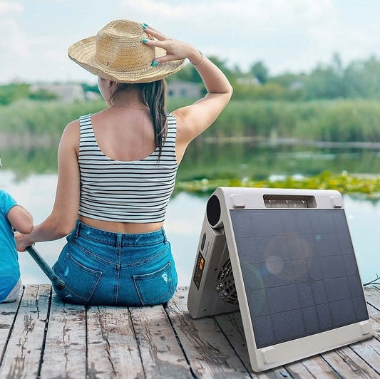 How do solar fans work?