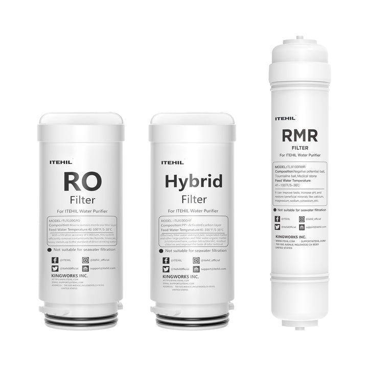 ITEHIL Ersatzfilter-Set für das RO-Wasserfiltersystem