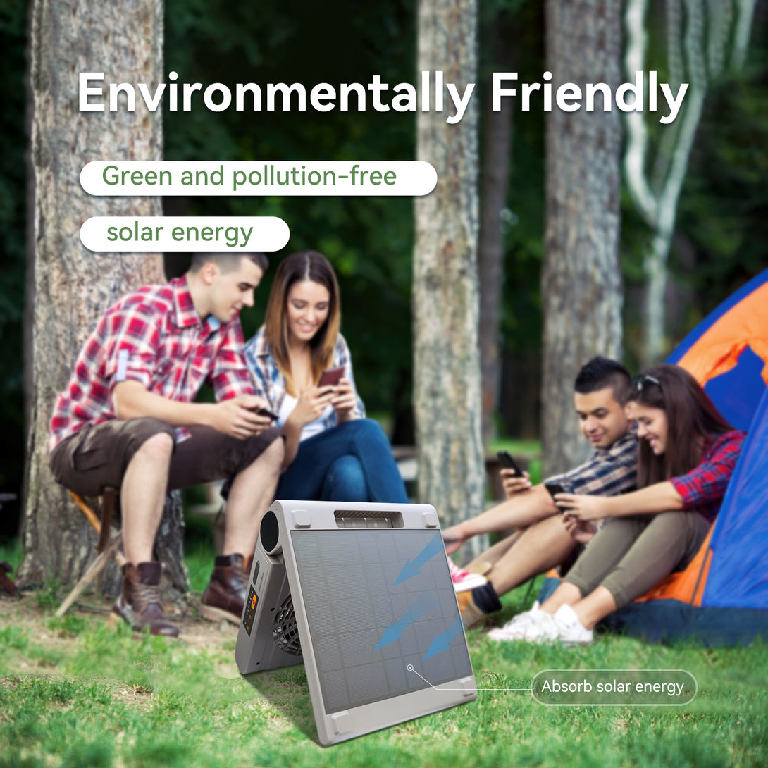 Outdoor Camping Portable Solar Fan