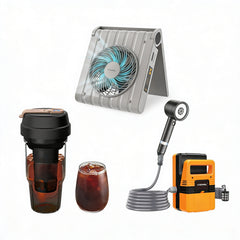 Solar Fan/Coffee Cup/Portable Shower
