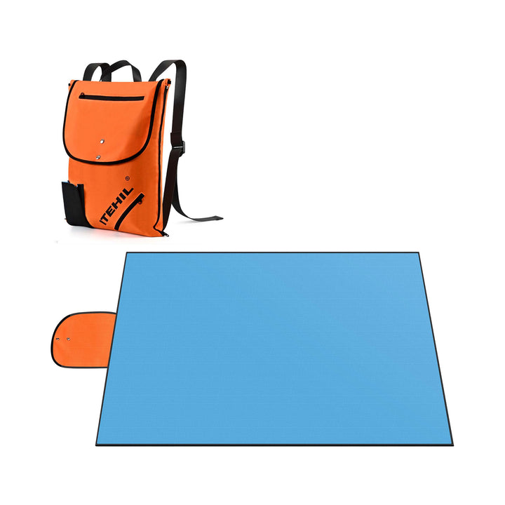 backpack with travel blanket ITEHIL 2-in-1 Waterproof Picnic Foldable 10L Design Its sleek Color:Eagle Blue Vintage Zebco Cardinal 4 school supplies bag