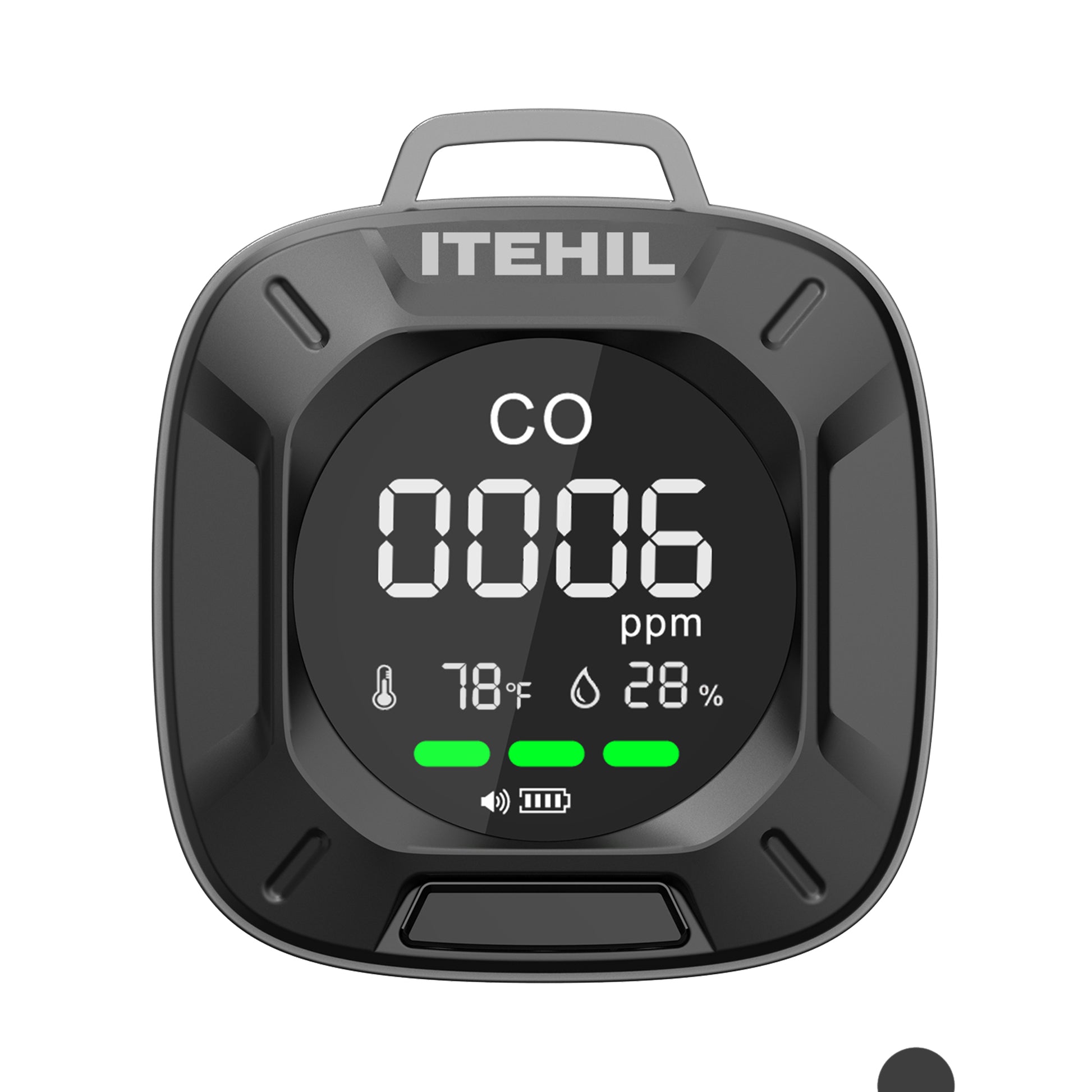 Portable 3-in-1 Carbon Monoxide Detector
