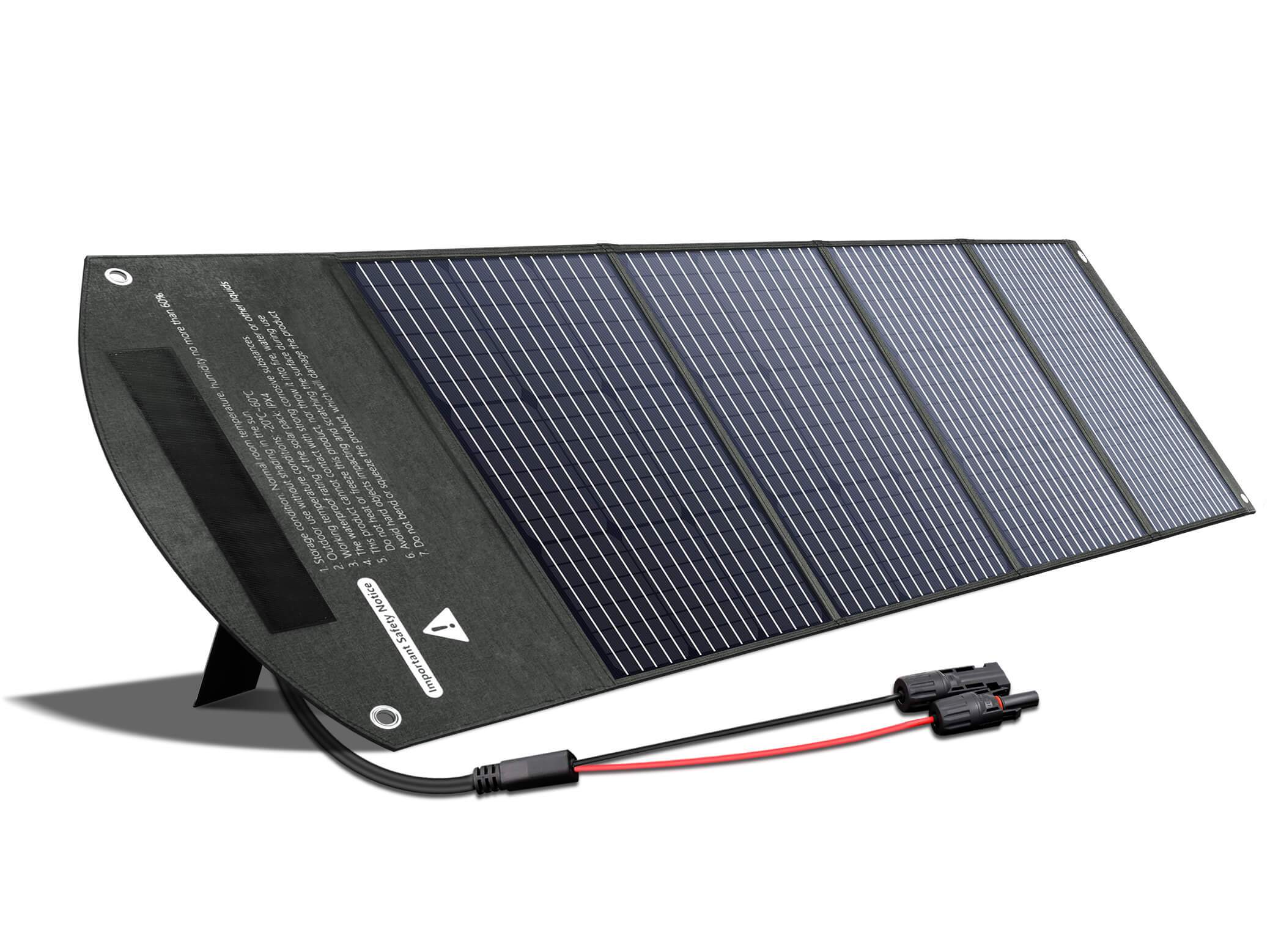 ITEHIL Solar Panel, Foldable Monocrystalline Solar Suitcase(100W, 160W, 200W, 400W)