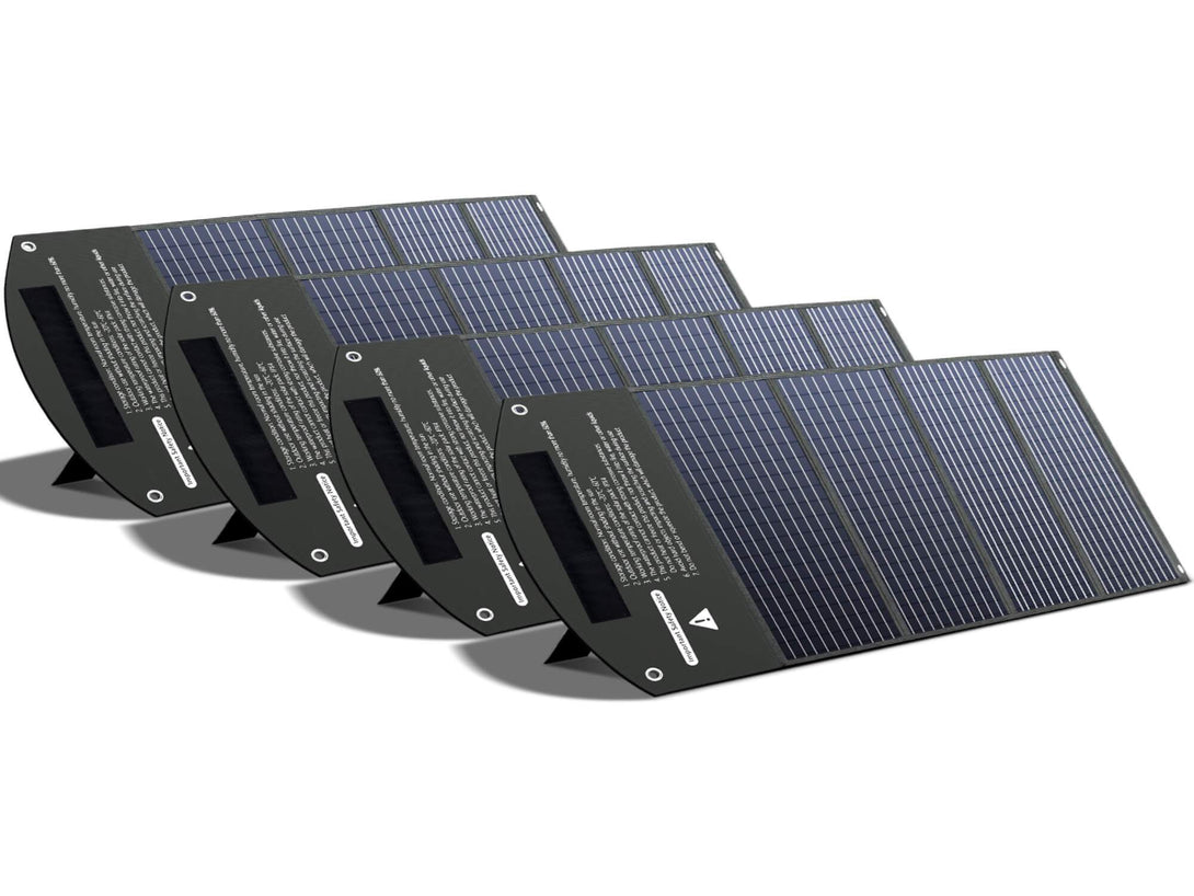 100W Solar Panel Foldable Portable Monocrystalline Solar Panel(12V-18V) –  ITEHIL
