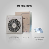 ITEHIL Portable Solar Fan Rechargeable for Camping