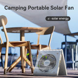 ITEHIL Portable Solar Fan Rechargeable for Camping